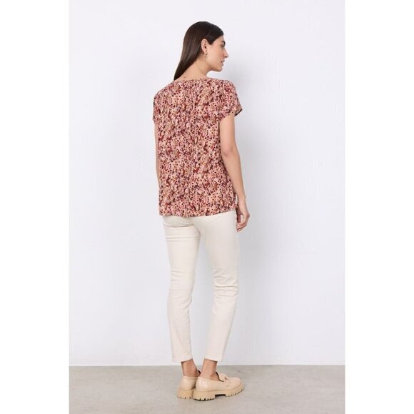 NWT SOYA CONCEPT MINEA 1 Berry Blend Shirt - Picture 3 of 6